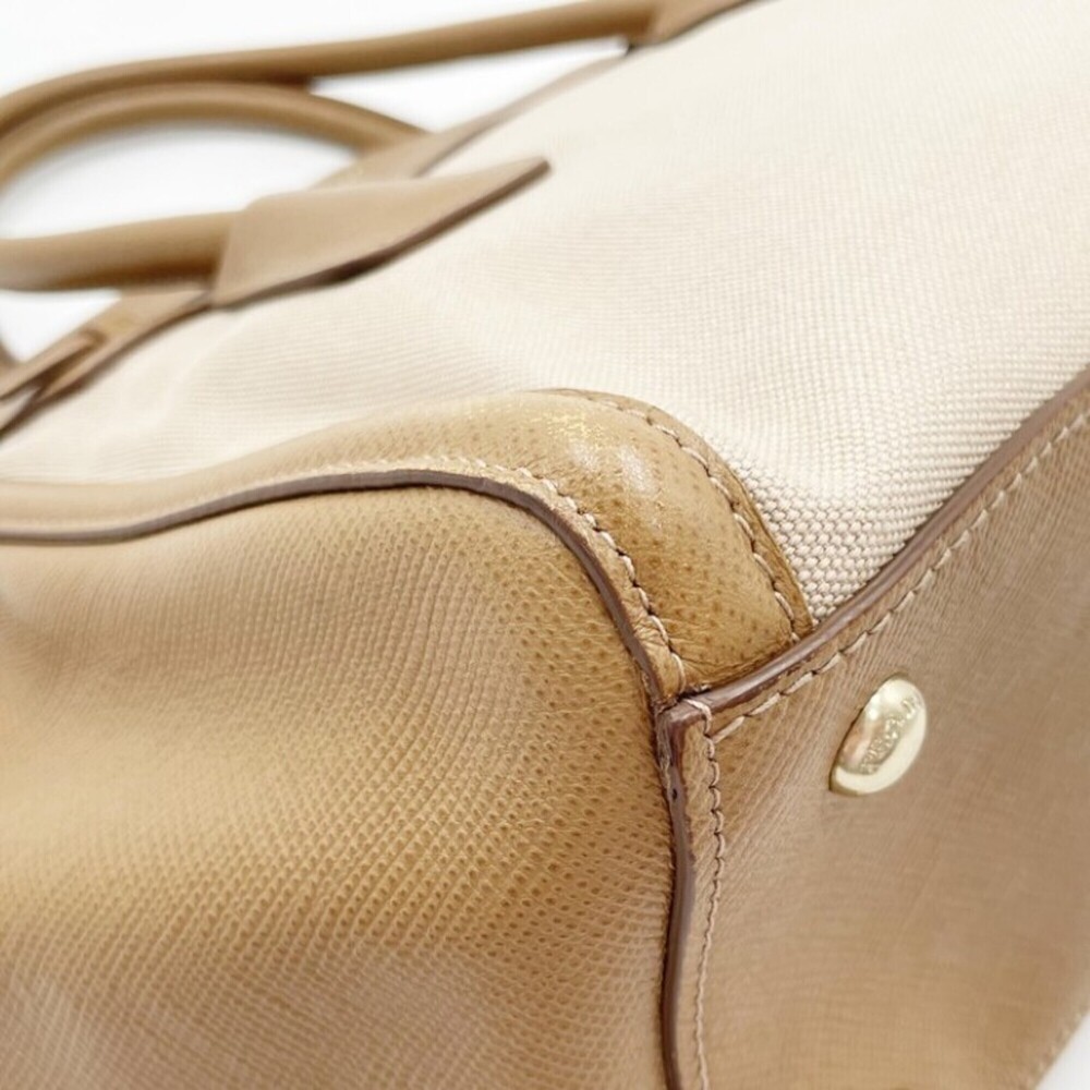 PRADA Brown Leather Shoulder Bag - Picture 4 of 10